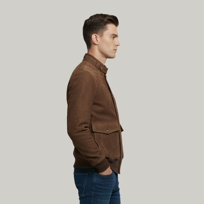 Men's Brown suede  Jacket | Premium Winter Wear Pakistan