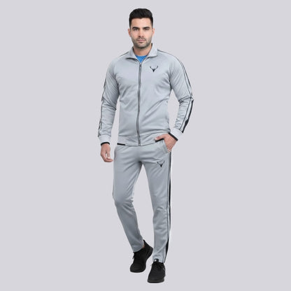 grey hybrid tracksuit