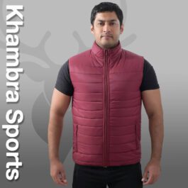 Khambra Sports  Essentials Mens Jacket Lightweight Water-Resistant Sleeve Packable Puffer Jacket