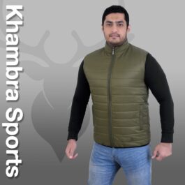 Khambra Sports  Essentials Mens Jacket Lightweight Water-Resistant Sleeve Packable Puffer Jacket