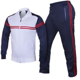 Khambra Mens Training 100% Polyester Sports Tracksuit