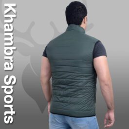 Khambra Sports  Essentials Mens Jacket Lightweight Water-Resistant Sleeve Packable Puffer Jacket