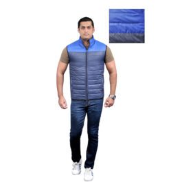 Khambra Sports  Royal/Navy Lightweight  Sleeveless Packable Mens Puffer Jacket