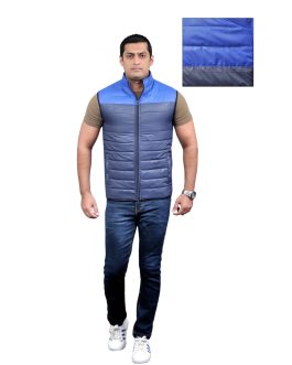 Khambra Sports  Royal/Navy Lightweight  Sleeveless Packable Mens Puffer Jacket