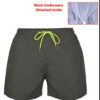 MENS SHORTS DARK GREY