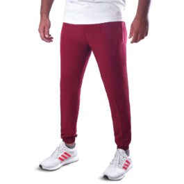 Mens straight slim Trousers -Maroon