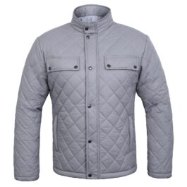 Mens Diamond Quilted Jacket Four Pockets