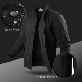 Buy Mens Bomber Jacket Casual Zip Up Lightweight Varsity Slim Fit Windbreaker Softshell Spring Sportswear Jackets Coat